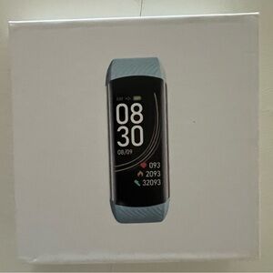 Black temperature Watch